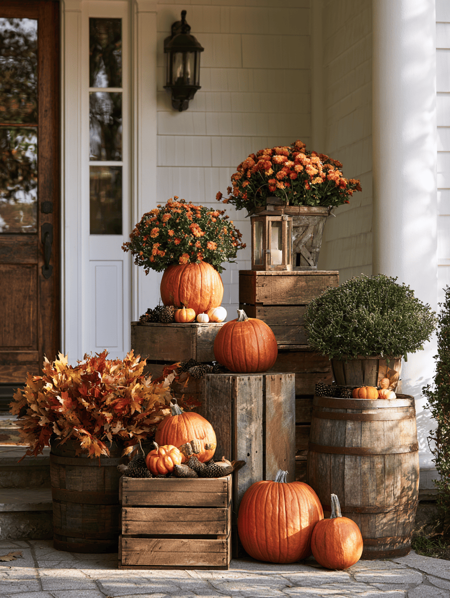 Wooden Crates and Barrels