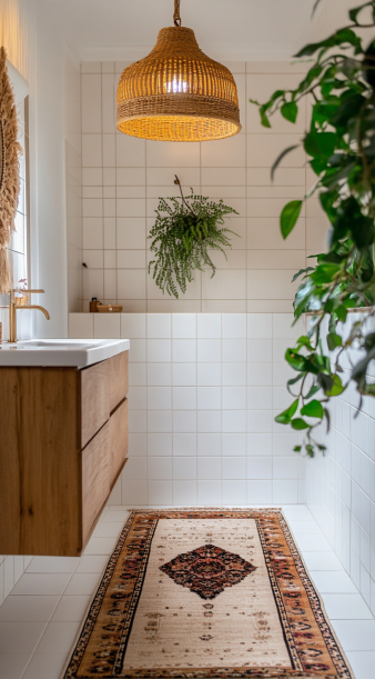 15 Genius Bohemian Bathroom Bliss