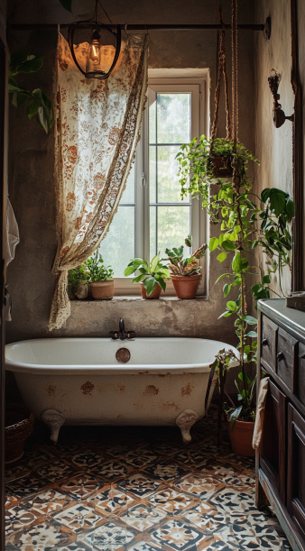 15 Genius Bohemian Bathroom Bliss