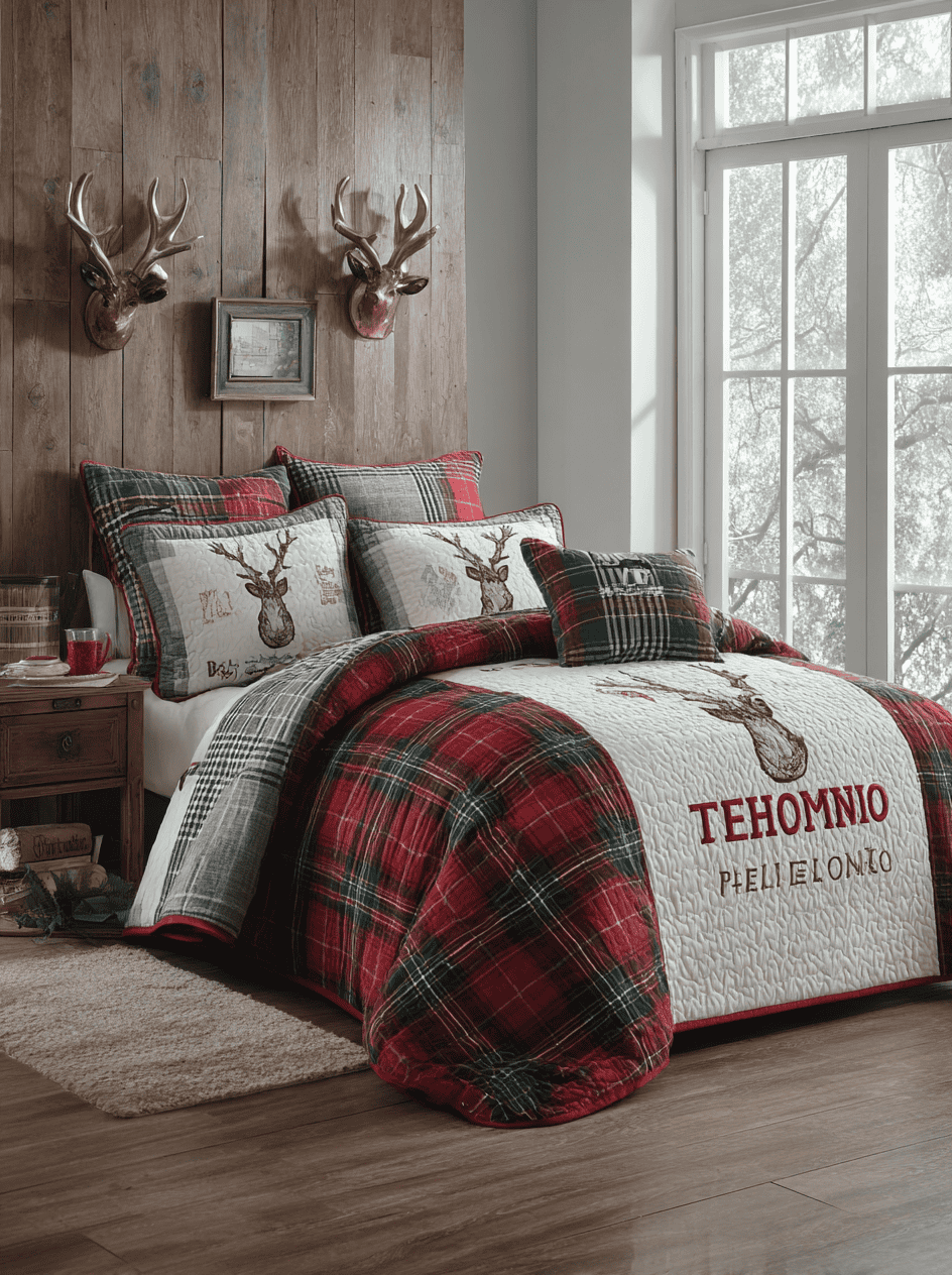 30+ Christmas Quilts Bedspreads Ideas