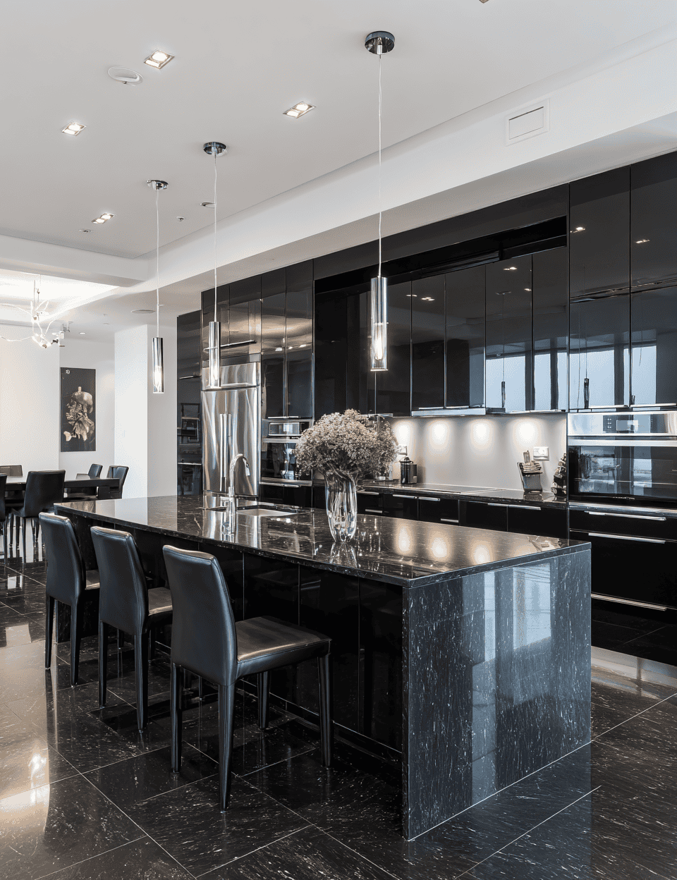 Dark Kitchen Cabinets with Dark Floors: A Bold and Timeless Design Choice