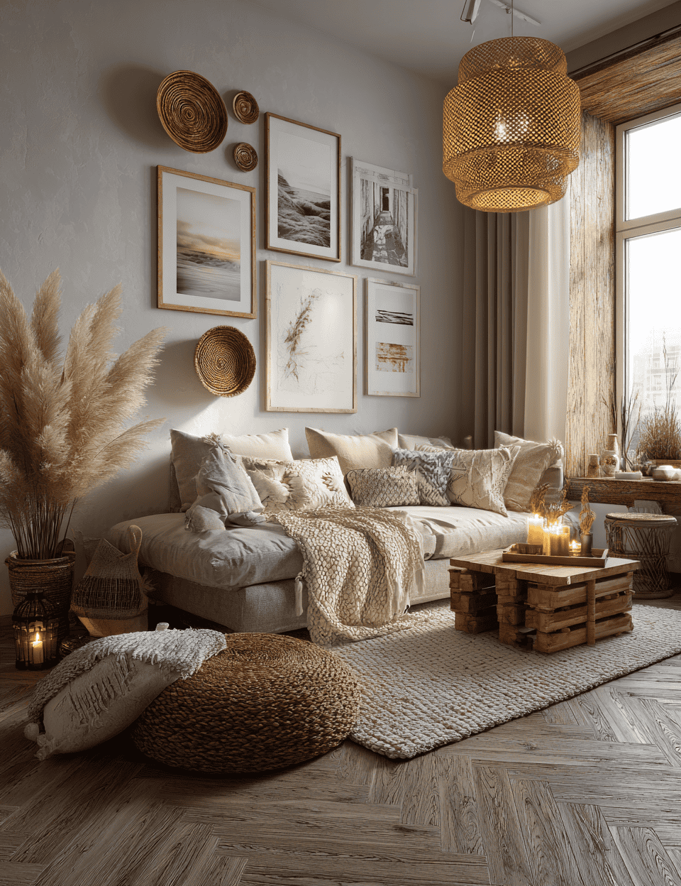 Dreamy Boho Living Room Ideas Filled with Texture and Soul