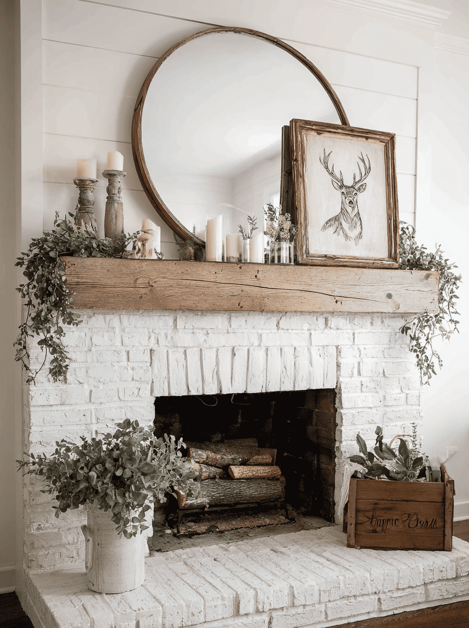 Spring Mantel Decorating Ideas