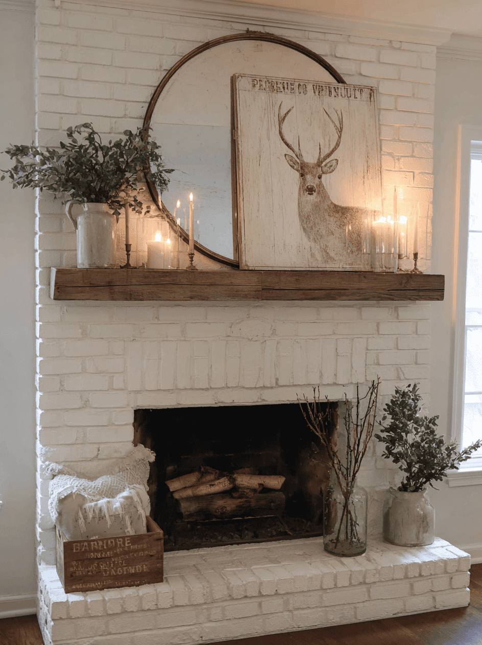 Spring Mantel Decorating Ideas