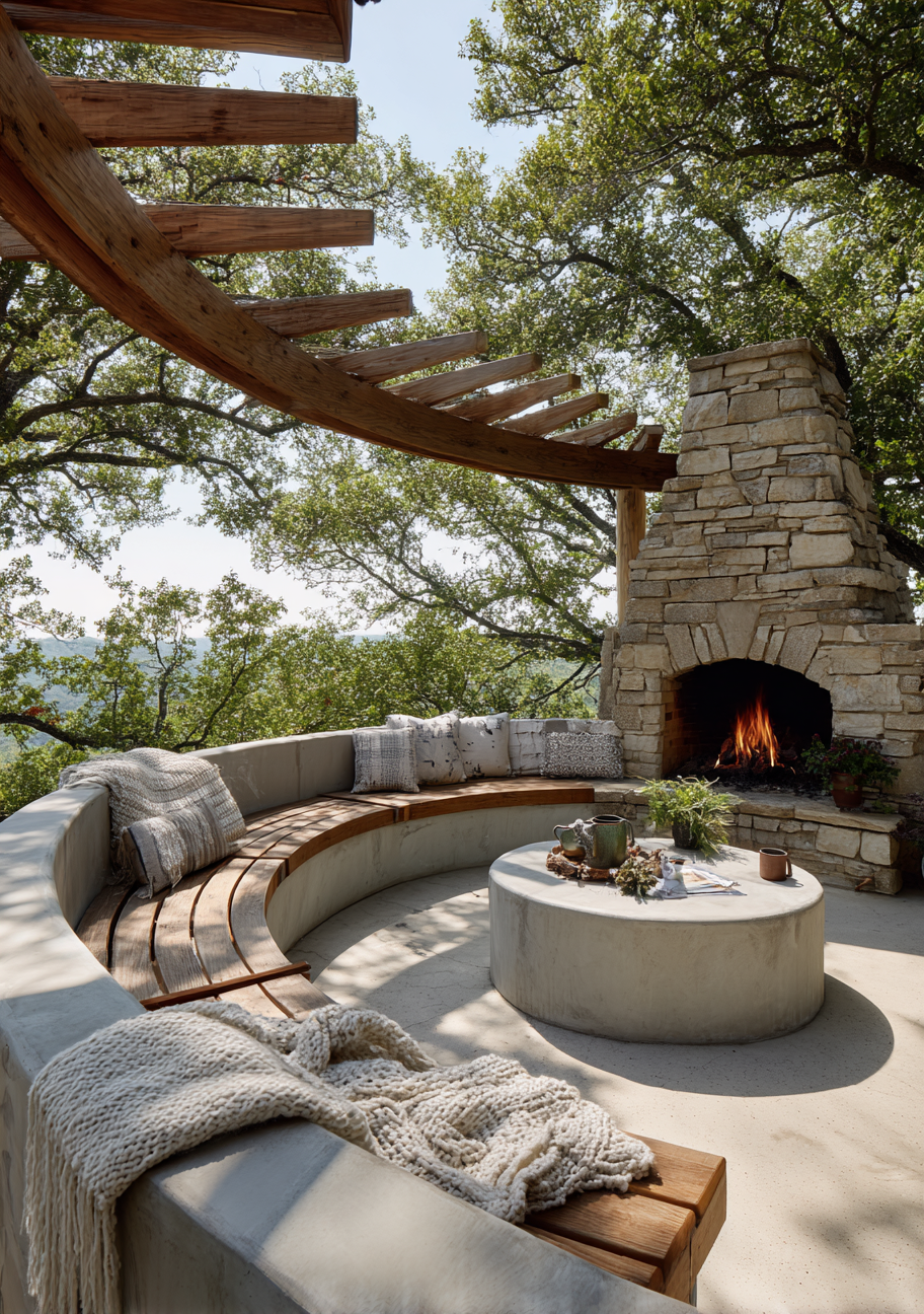 Outdoor Fireplace Ideas for Relaxing Nights