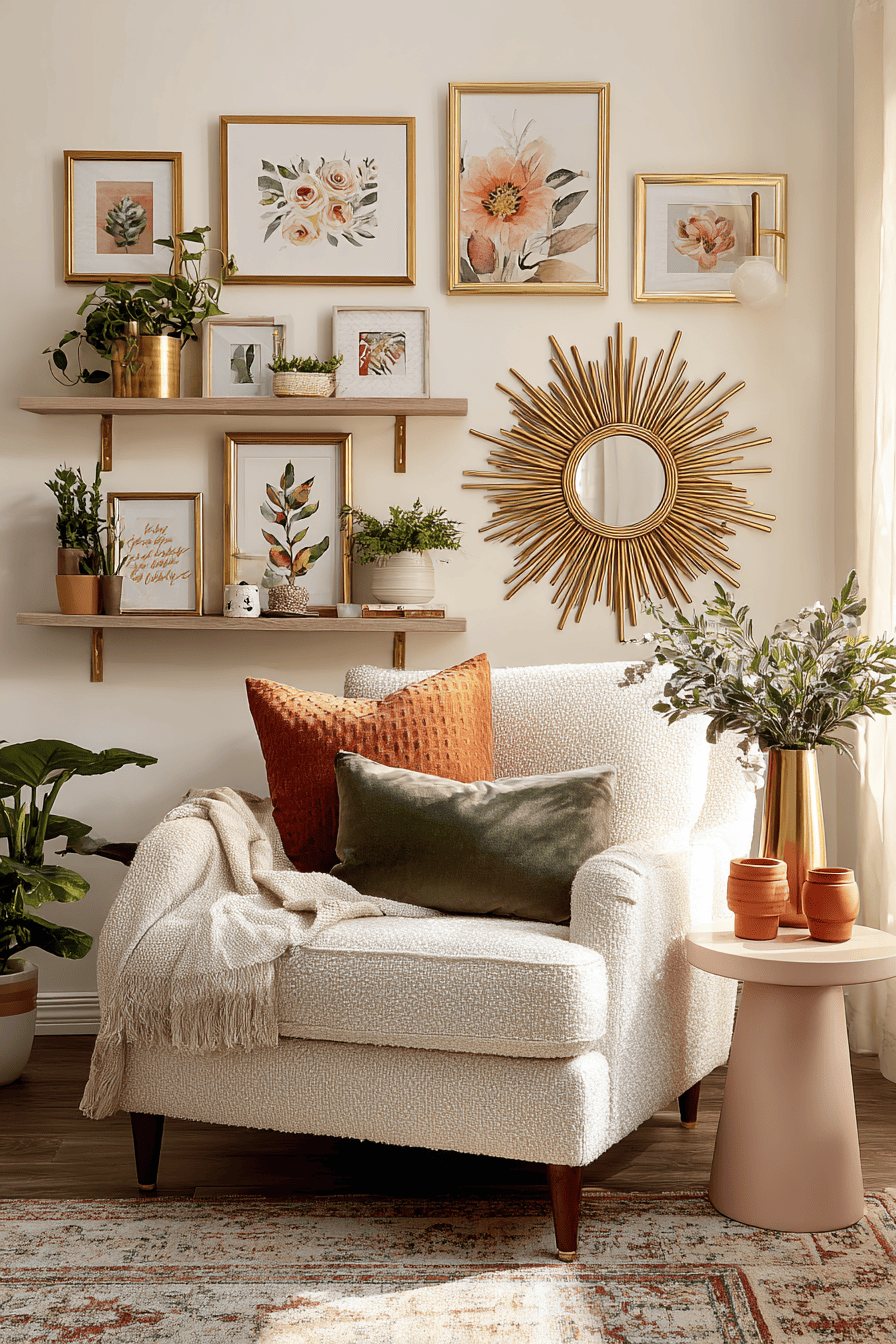 Discover 25 bohemian home décor ideas featuring earthy tones, natural materials, layered textures, bold accents, and cozy styling tips to create a warm and inviting boho-inspired home.