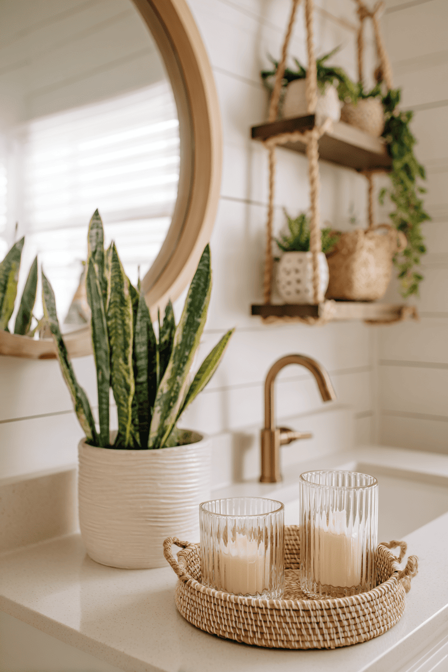 Bathroom Plant Décor Ideas to Create a Fresh Spa-Like Space