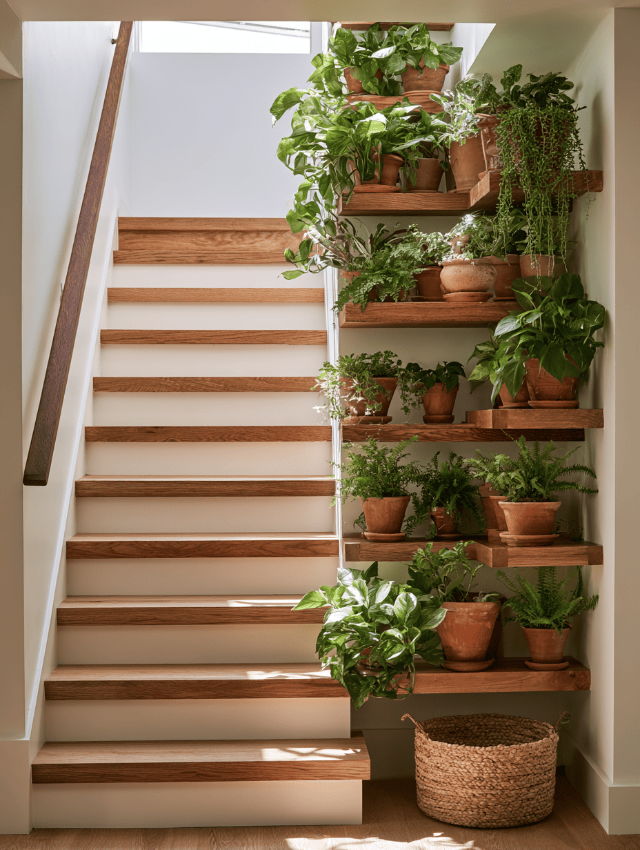 10 Indoor Staircase Gardens to Bring Greenery Into Your Home