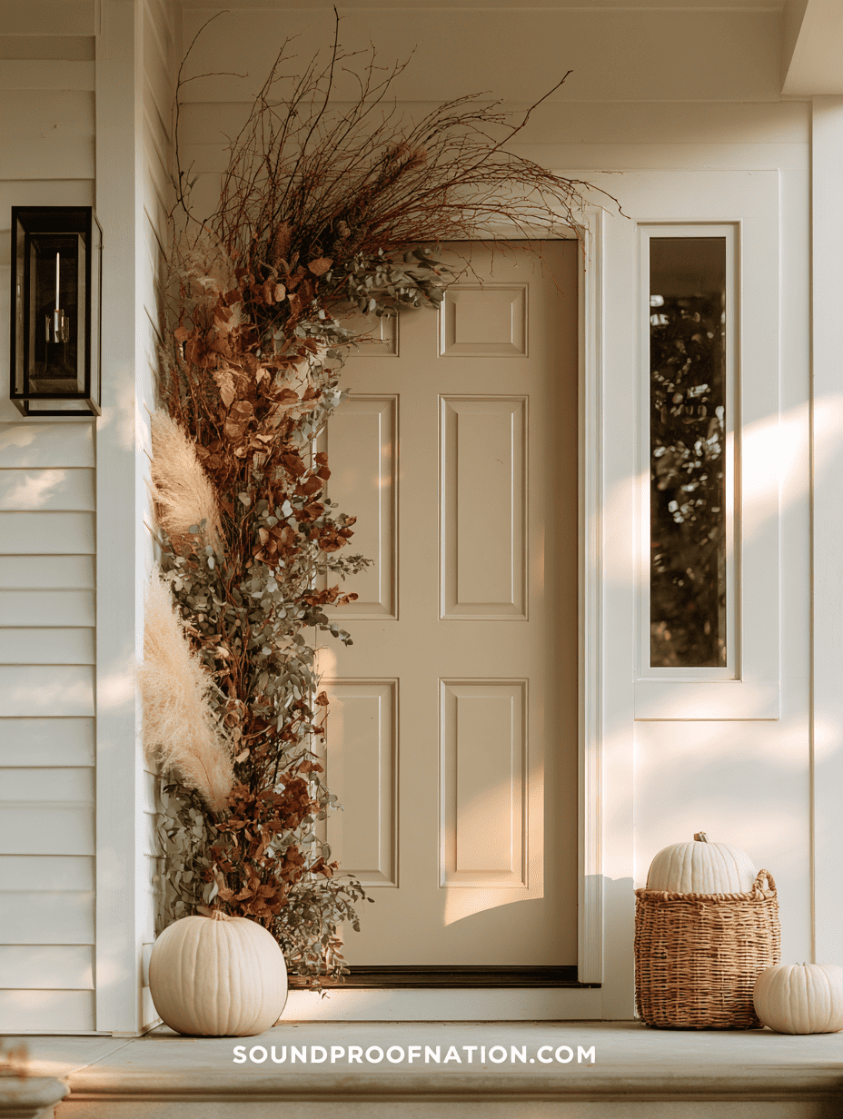 Create an Elegant Purple and Burgundy Entryway