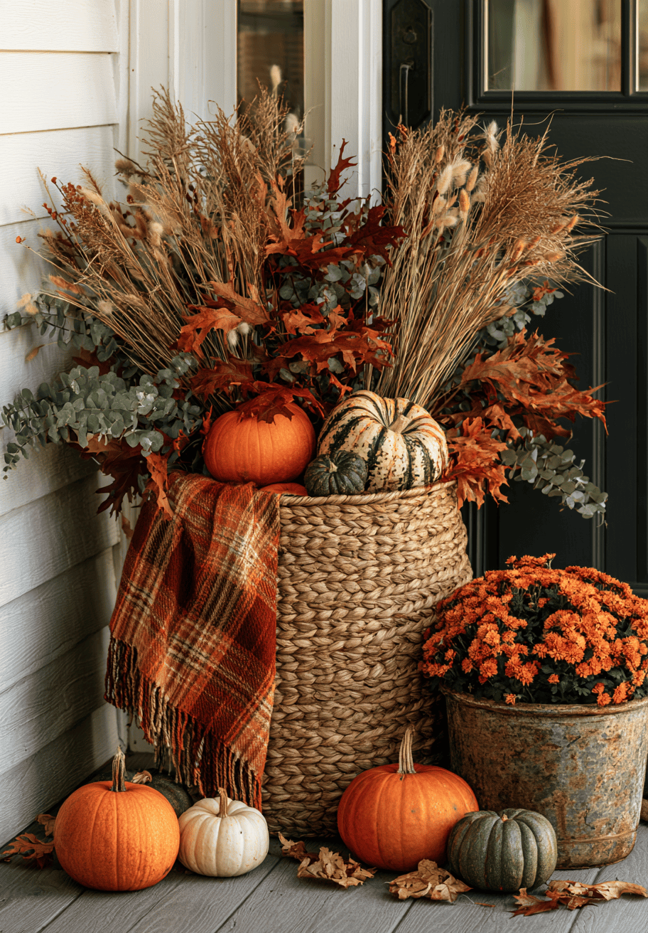 21 Budget Friendly Fall Door Decor Ideas