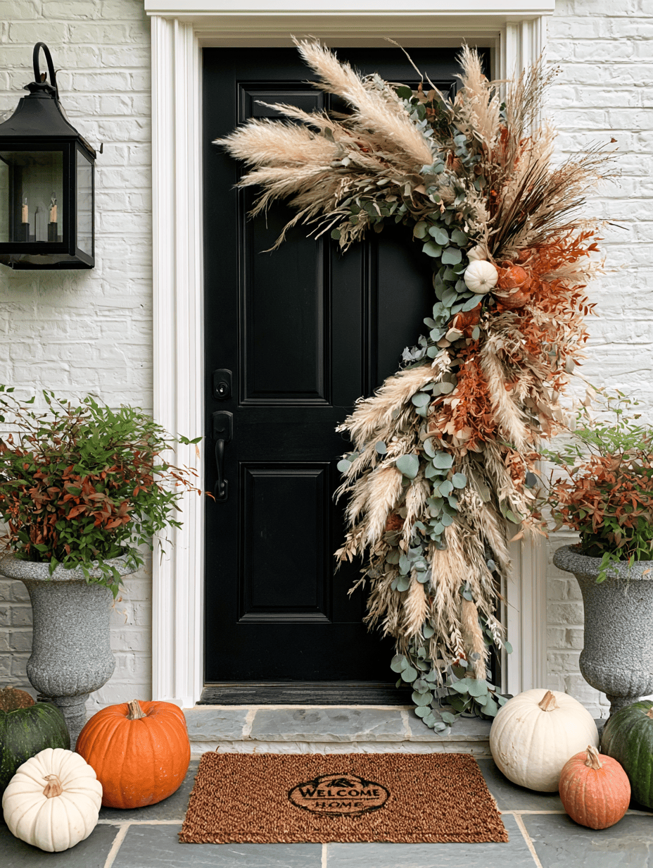 Decorate With a Cascading Crescent Wreath
