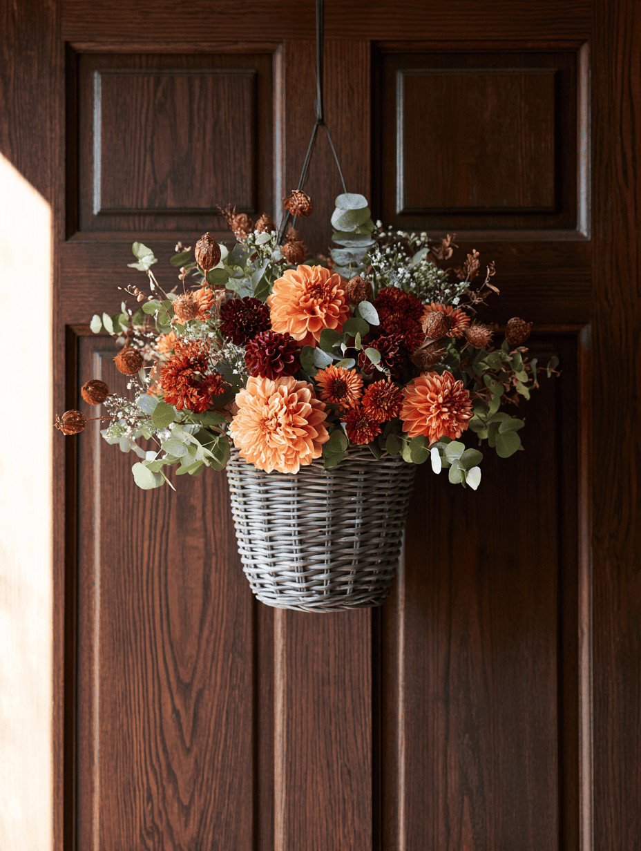 Decorate With a Cascading Crescent Wreath