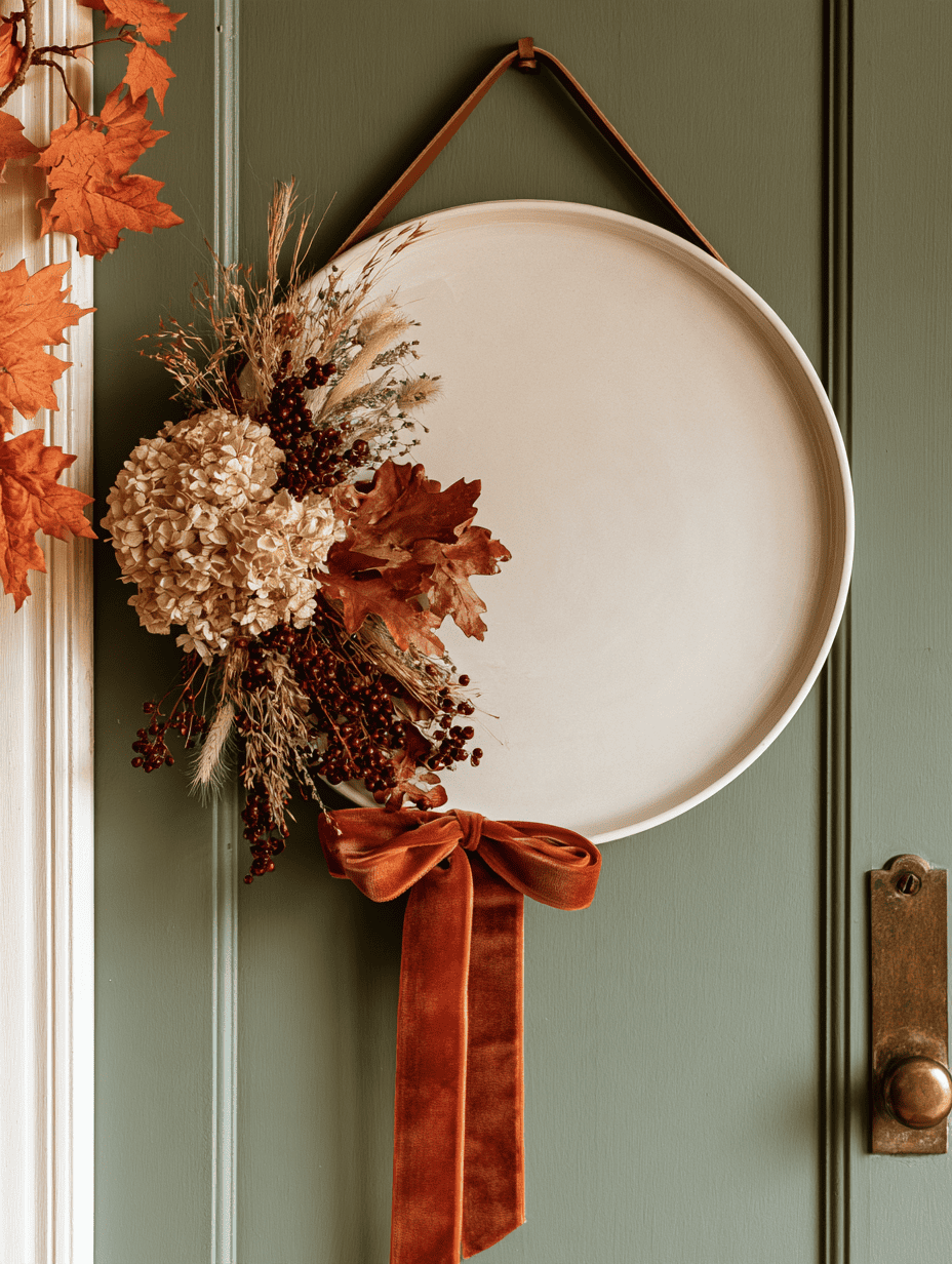 Decorate With a Cascading Crescent Wreath