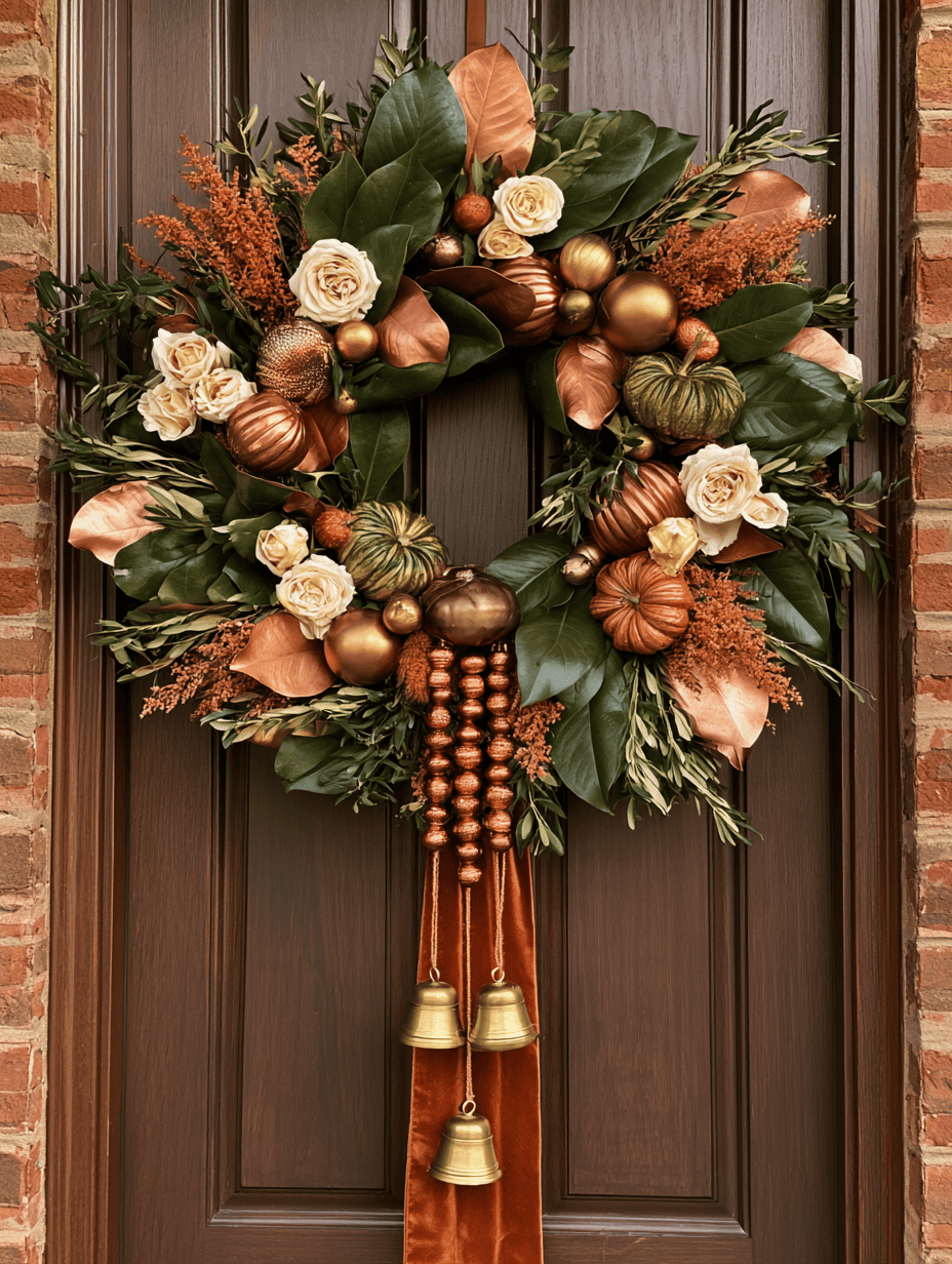 Decorate With a Cascading Crescent Wreath