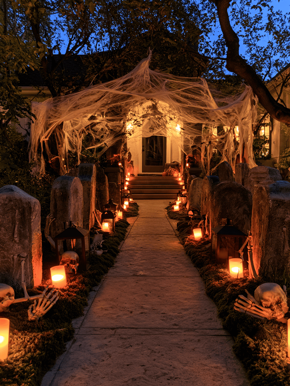 7. Halloween Garage and Entrance Ideas