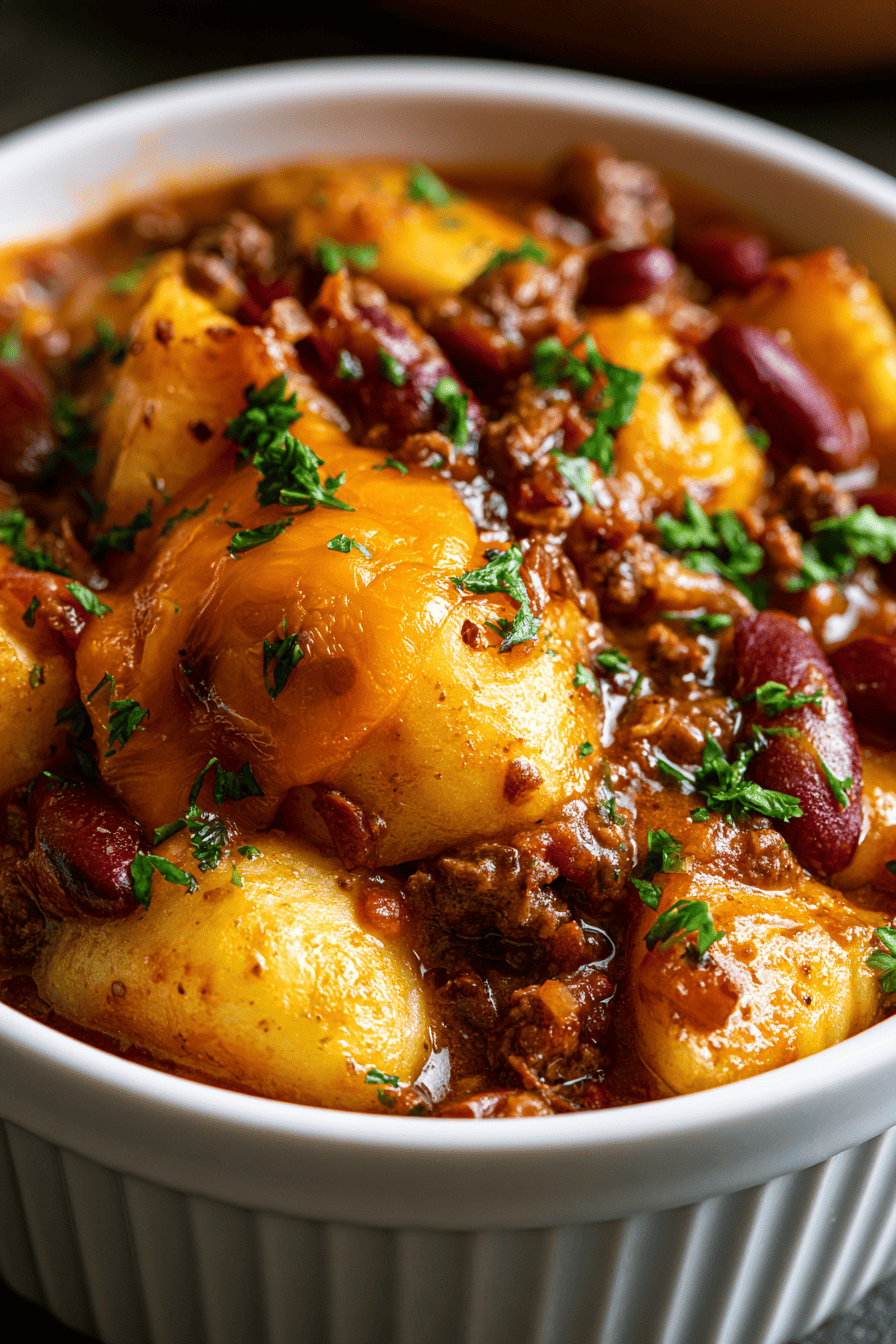 Make dinner easy with this hearty Slow Cooker Cowboy Casserole! Ground beef, potatoes, beans, corn, tomatoes, and cheese create a comforting crockpot meal the whole family will enjoy.