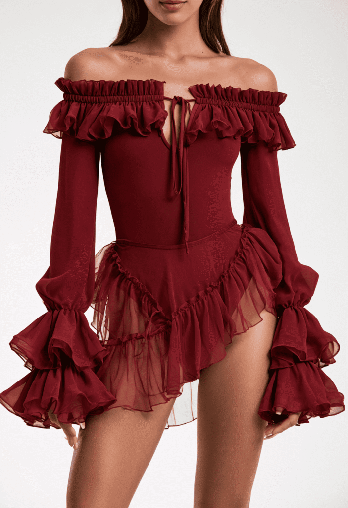 Turn heads this Halloween with a playful prehistoric babe costume featuring a white crop top, jagged wrap skirt, statement accessories, and a fun cavewoman-inspired style. Perfect for a bold Halloween party look.